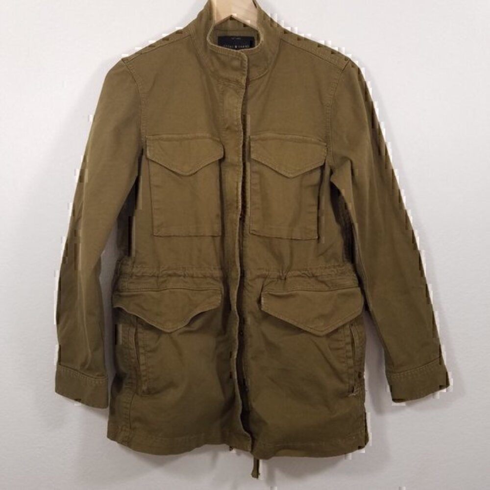 Lucky Brand Olive Green Zip Up Jacket Size S